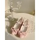 Pure Tea For Dream Angel Love Knot Medium Heel Shoes(Pre-Order/8 Colours/Full Payment Without Shipping)